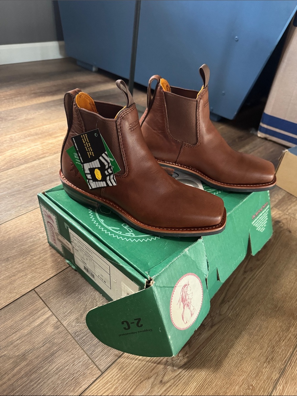 Chippewa Men's Brown Leather Boots